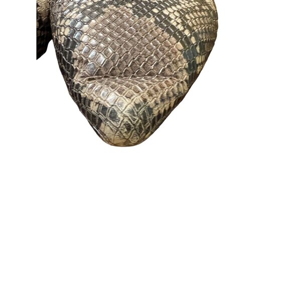 Vince Camuto Cruiz Shoes Snake Print D'Orsay Flats Pointed Toe Size 8.5 - Picture 3 of 7